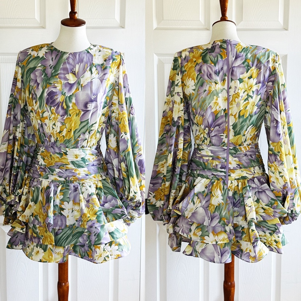 Bronx and Banco Sienna ruffle mini dress - Picture 4 of 5